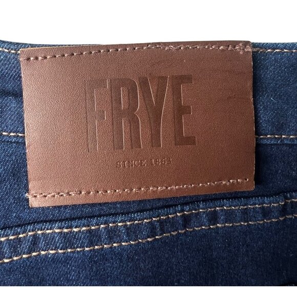 Frye Womens Blue Denim Flared Jeans Size 27 - Picture 8 of 14